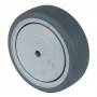 Roue Caoutchouc thermoplastique Ø100mm - Roulement à billes haute fluidité