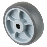 Roue Caoutchouc thermoplastique Ø100mm - Roulement à rouleaux robuste