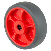 Roue Caoutchouc thermoplastique Ø100mm - Roulement à rouleaux robuste