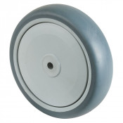 Roue Caoutchouc thermoplastique Ø125mm - Roulement à billes haute fluidité