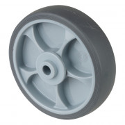 Roue Caoutchouc thermoplastique Ø125mm - Roulement à billes haute fluidité