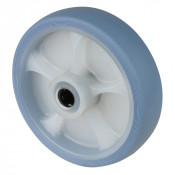 Roue Caoutchouc thermoplastique Ø125mm - Roulement à rouleaux robuste