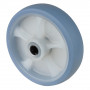 Roue Caoutchouc thermoplastique Ø125mm - Roulement à rouleaux robuste