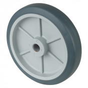 Roue Caoutchouc thermoplastique Ø150mm - Moyeu lisse économique