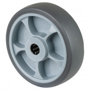 Roue Caoutchouc thermoplastique Ø160mm - Moyeu lisse économique