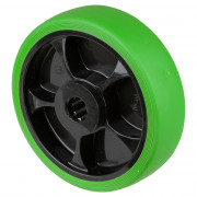 Roue Caoutchouc thermoplastique Ø160mm - Roulement à rouleaux robuste
