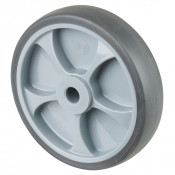 Roue Caoutchouc thermoplastique Ø200mm - Moyeu lisse économique