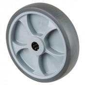 Roue Caoutchouc thermoplastique Ø200mm - Roulement à rouleaux robuste