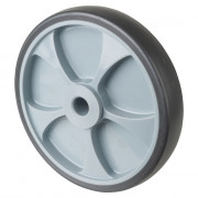 Roue Caoutchouc thermoplastique Ø250mm - Moyeu lisse économique