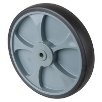 Roue Caoutchouc thermoplastique Ø250mm - Roulement à billes haute fluidité Roue Caoutchouc thermoplastique Ø250mm - Roulement à billes haute fluidité