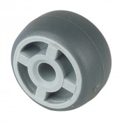 Roue Caoutchouc thermoplastique Ø25mm - Moyeu lisse économique