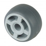 Roue Caoutchouc thermoplastique Ø25mm - Moyeu lisse économique