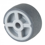 Roue Caoutchouc thermoplastique Ø30mm - Moyeu lisse économique