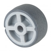 Roue Caoutchouc thermoplastique Ø30mm - Moyeu lisse économique