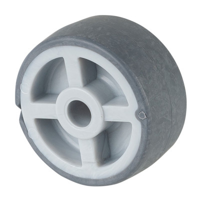 Roue Caoutchouc thermoplastique Ø30mm - Moyeu lisse économique