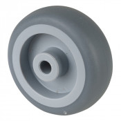 Roue Caoutchouc thermoplastique Ø50mm - Moyeu lisse économique