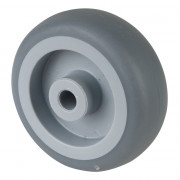 Roue Caoutchouc thermoplastique Ø50mm - Moyeu lisse économique
