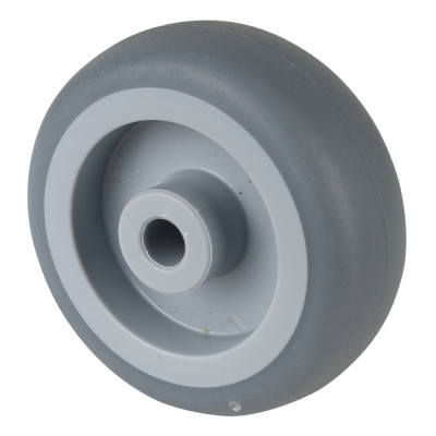 Roue Caoutchouc thermoplastique Ø50mm - Moyeu lisse économique