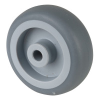 Roue Caoutchouc thermoplastique Ø50mm - Moyeu lisse économique