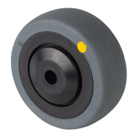 Roue Caoutchouc thermoplastique Ø50mm - Roulement à billes haute fluidité