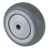 Roue Caoutchouc thermoplastique Ø50mm - Roulement à billes haute fluidité Roue Caoutchouc thermoplastique Ø50mm - Roulement à billes haute fluidité