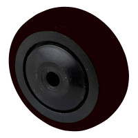 Roue Caoutchouc thermoplastique Ø50mm - Roulement à billes haute fluidité Roue Caoutchouc thermoplastique Ø50mm - Roulement à billes haute fluidité