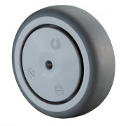 Roue Caoutchouc thermoplastique Ø75mm - Roulement à billes haute fluidité