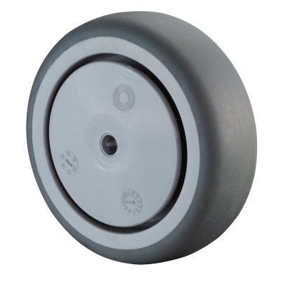 Roue Caoutchouc thermoplastique Ø75mm - Roulement à billes haute fluidité