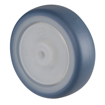 Roue Caoutchouc thermoplastique Ø75mm - Roulement à billes haute fluidité