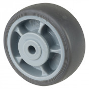 Roue Caoutchouc thermoplastique Ø80mm - Roulement à billes haute fluidité