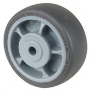 Roue Caoutchouc thermoplastique Ø80mm - Roulement à billes haute fluidité