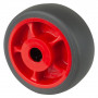 Roue Caoutchouc thermoplastique Ø80mm - Roulement à rouleaux robuste