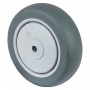 Roue Caoutchouc thermoplastique Ø100mm - Roulement à billes haute fluidité