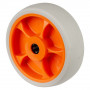 Roue Caoutchouc thermoplastique Ø100mm - Roulement à rouleaux robuste
