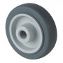 Roue Caoutchouc thermoplastique Ø80mm - Moyeu lisse économique