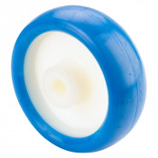 Roue Polyuréthane Ø100mm - 110kg - Moyeu lisse haute résistance
