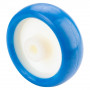 Roue Polyuréthane Ø100mm - 110kg - Moyeu lisse haute résistance