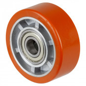 Roue Polyuréthane Ø100mm - 200kg - Roulement à billes haute fluidité