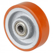 Roue Polyuréthane Ø100mm - 250kg - Roulement à billes haute fluidité