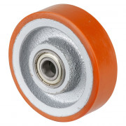 Roue Polyuréthane Ø100mm - 250kg - Roulement à billes haute fluidité