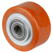 Roue Polyuréthane Ø100mm - 400kg - Roulement à billes haute fluidité
