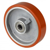 Roue Polyuréthane Ø125mm - 250kg - Roulement à billes haute fluidité