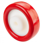 Roue Polyuréthane Ø125mm - 300kg - Moyeu lisse haute résistance
