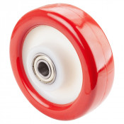 Roue Polyuréthane Ø125mm - 300kg - Roulement à billes haute fluidité