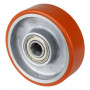 Roue Polyuréthane Ø125mm - 300kg - Roulement à billes haute fluidité