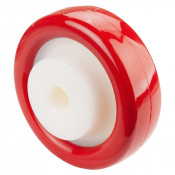 Roue Polyuréthane Ø125mm - 400kg - Moyeu lisse haute résistance