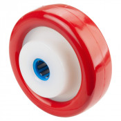 Roue Polyuréthane Ø125mm - 400kg - Roulement à rouleaux robuste