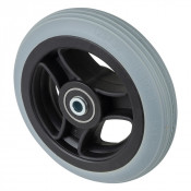 Roue Polyuréthane Ø125mm - 50kg - Roulement à billes haute fluidité