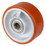 Roue Polyuréthane Ø125mm - 550kg - Roulement à billes haute fluidité