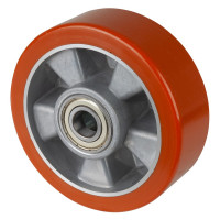 Roue Polyuréthane Ø150mm - 550kg - Roulement à billes haute fluidité